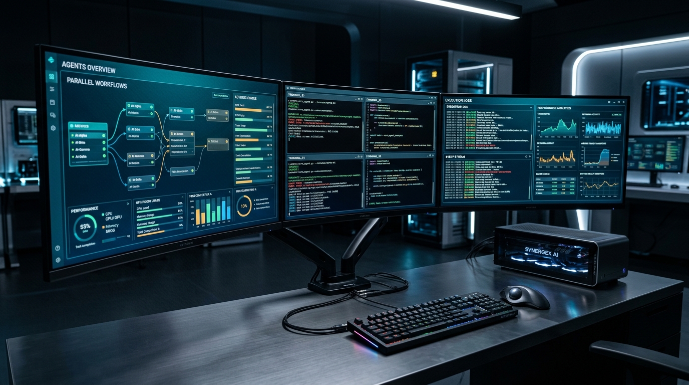 Agent-based Development & Maintenance service visual